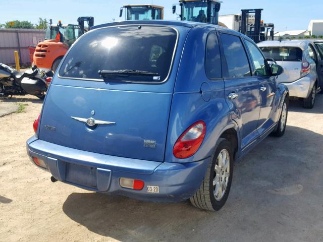 3A4FY58B57T567205 - 2007 CHRYSLER PT CRUISER BLUE photo 4