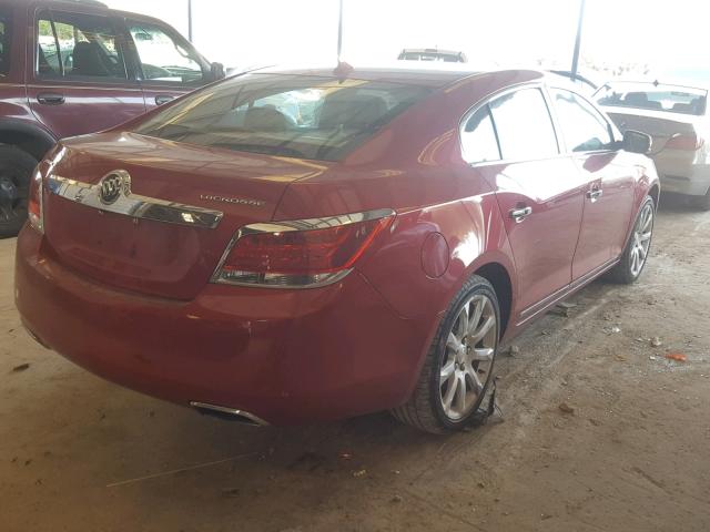 1G4GJ5E35DF231955 - 2013 BUICK LACROSSE T RED photo 4