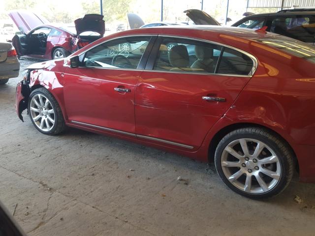 1G4GJ5E35DF231955 - 2013 BUICK LACROSSE T RED photo 9