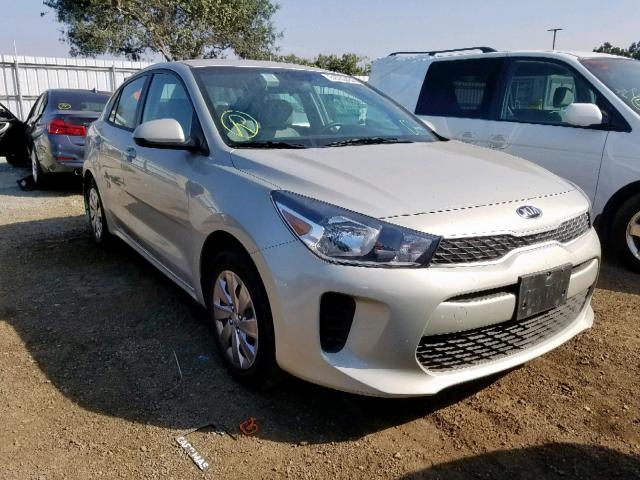 3KPA24AB4JE086279 - 2018 KIA RIO LX GOLD photo 1