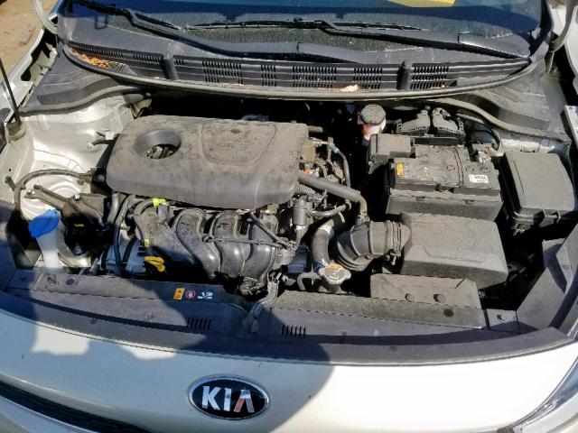 3KPA24AB4JE086279 - 2018 KIA RIO LX GOLD photo 7