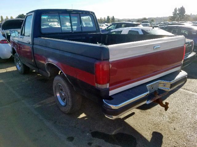 2FTEF14Y7LCA43404 - 1990 FORD F150 TWO TONE photo 3