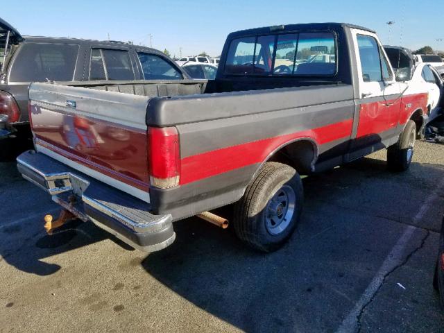 2FTEF14Y7LCA43404 - 1990 FORD F150 TWO TONE photo 4