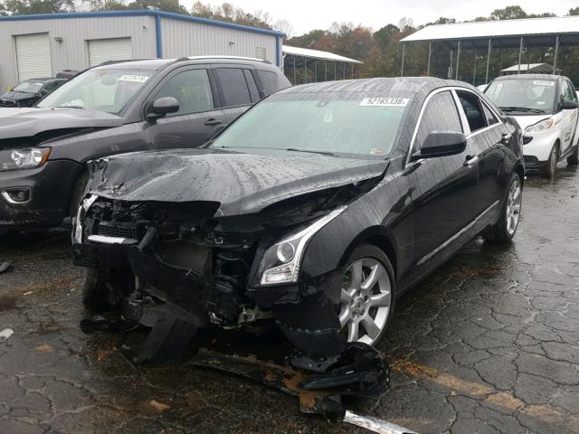 1G6AA5RX1E0180680 - 2014 CADILLAC ATS BLACK photo 2