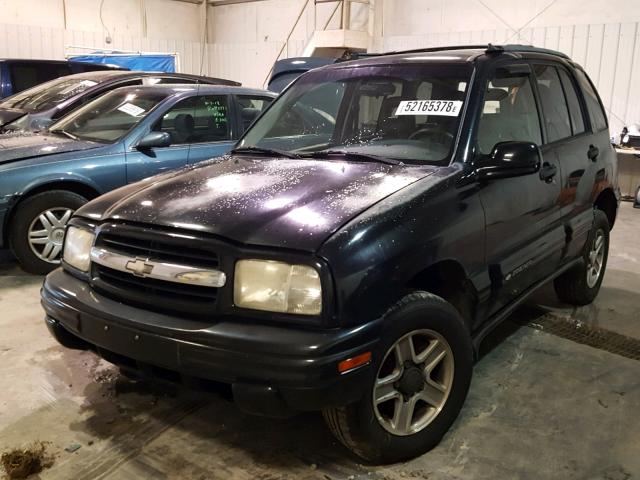 2CNBJ634X36905442 - 2003 CHEVROLET TRACKER LT BLACK photo 2