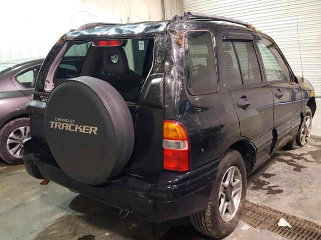 2CNBJ634X36905442 - 2003 CHEVROLET TRACKER LT BLACK photo 4