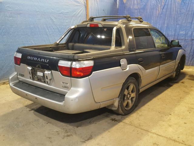 4S4BT62C437111331 - 2003 SUBARU BAJA SPORT BLACK photo 4