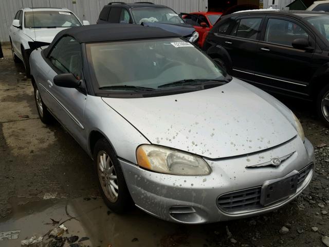 1C3EL45UX1N646574 - 2001 CHRYSLER SEBRING LX SILVER photo 1