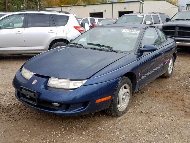 1G8ZG1270VZ297965 - 1997 SATURN SC2 BLUE photo 2