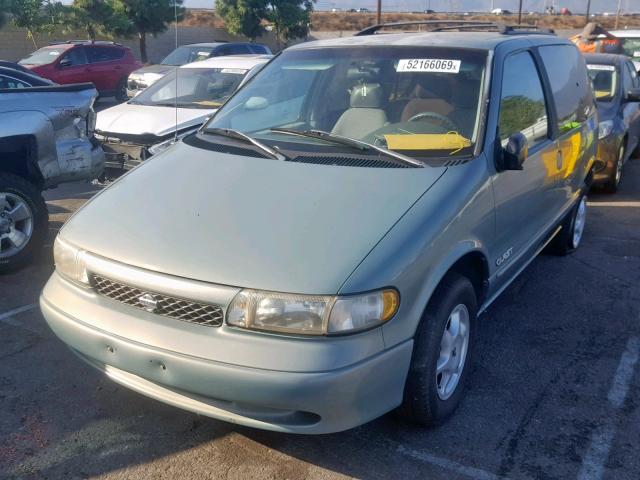 4N2DN11W3TD815511 - 1996 NISSAN QUEST XE GREEN photo 2