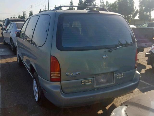 4N2DN11W3TD815511 - 1996 NISSAN QUEST XE GREEN photo 3