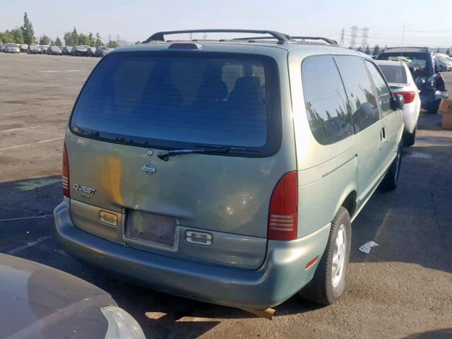 4N2DN11W3TD815511 - 1996 NISSAN QUEST XE GREEN photo 4