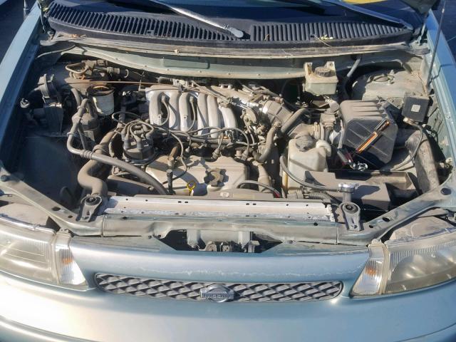 4N2DN11W3TD815511 - 1996 NISSAN QUEST XE GREEN photo 7