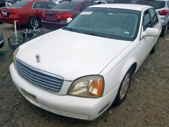 1G6KD54Y3YU170032 - 2000 CADILLAC DEVILLE WHITE photo 2