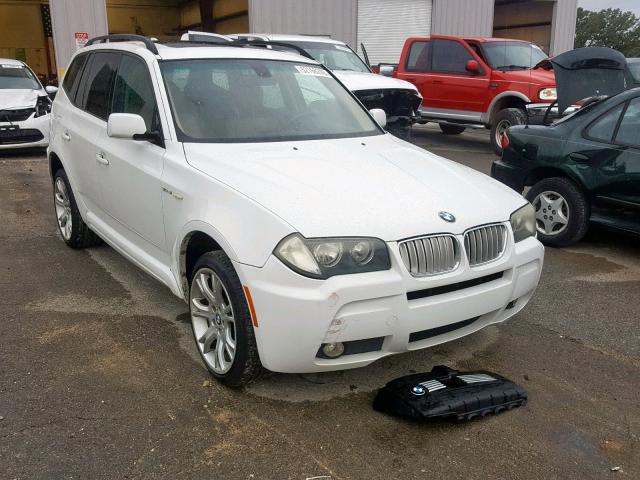 WBXPC93467WF08964 - 2007 BMW X3 3.0SI WHITE photo 1