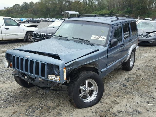 1J4FT78S9WL278459 - 1998 JEEP CHEROKEE L BLUE photo 2