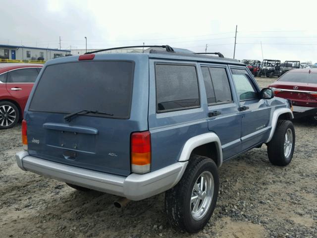 1J4FT78S9WL278459 - 1998 JEEP CHEROKEE L BLUE photo 4