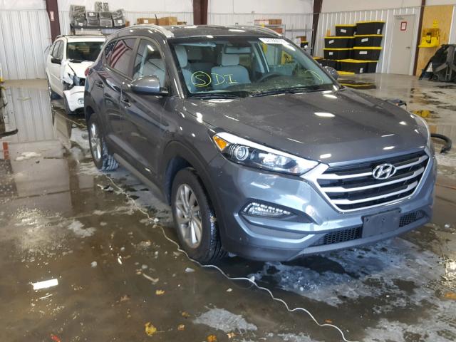 KM8J3CA41HU393778 - 2017 HYUNDAI TUCSON LIM GRAY photo 1