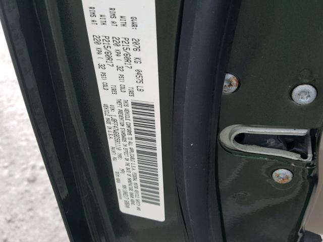 1J8FF47W68D581110 - 2008 JEEP COMPASS SP 绿色 照片 10