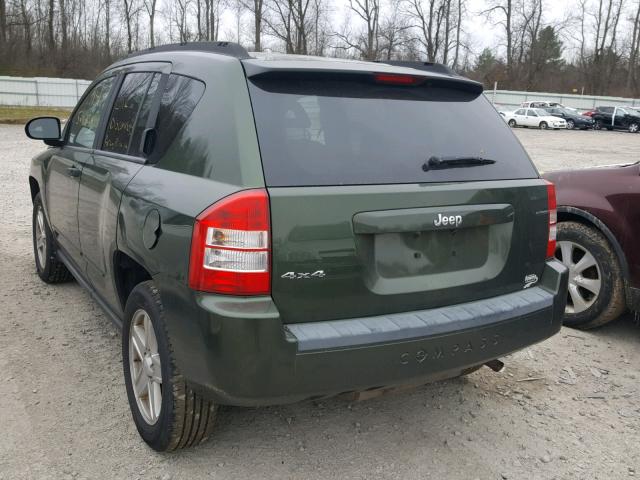 1J8FF47W68D581110 - 2008 JEEP COMPASS SP 绿色 照片 3