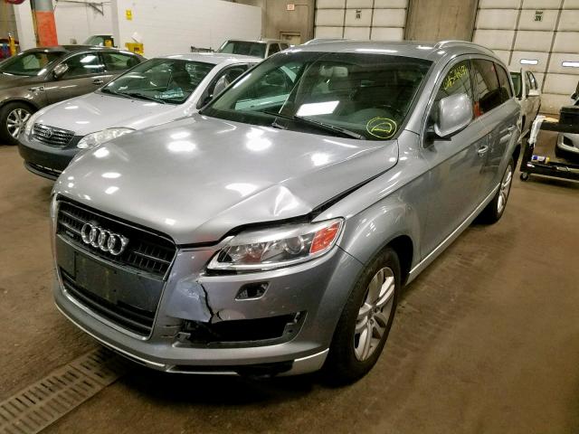 WA1AV94L77D009788 - 2007 AUDI Q7 4.2 QUA SILVER photo 2