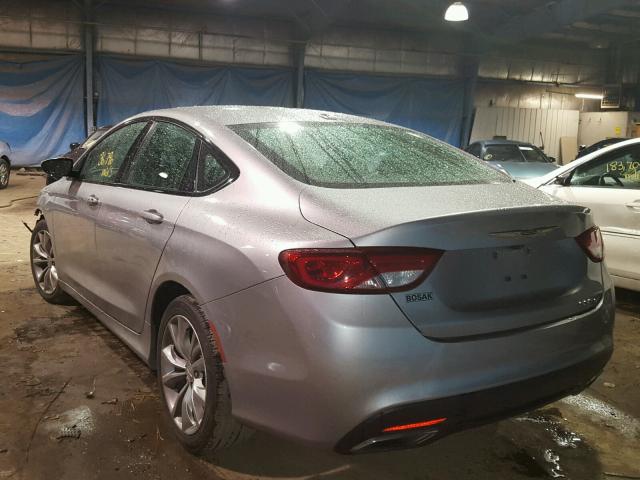 1C3CCCBB1GN116300 - 2016 CHRYSLER 200 S GRAY photo 3