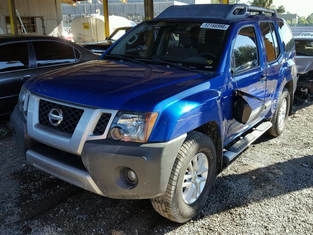 5N1AN0NU0FN666008 - 2015 NISSAN XTERRA X BLUE photo 2