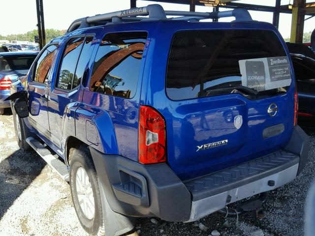 5N1AN0NU0FN666008 - 2015 NISSAN XTERRA X BLUE photo 3