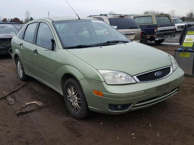 1FAFP34N77W145434 - 2007 FORD FOCUS ZX4 GREEN photo 1