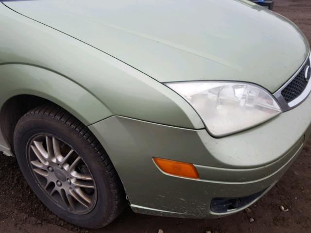 1FAFP34N77W145434 - 2007 FORD FOCUS ZX4 GREEN photo 10