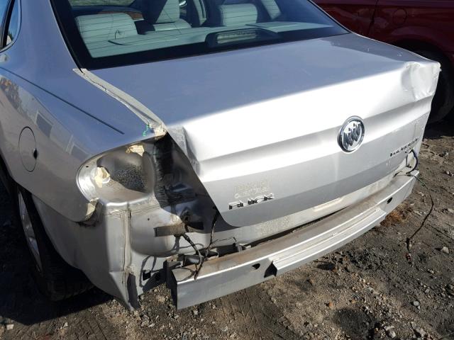 2G4WD532X51334858 - 2005 BUICK LACROSSE C SILVER photo 9