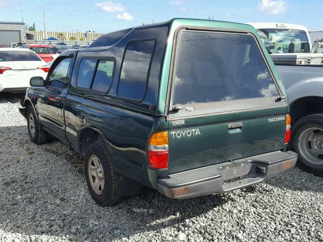 5TENL42N01Z808251 - 2001 TOYOTA TACOMA GREEN photo 3