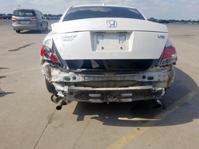 1HGCP368X9A024886 - 2009 HONDA ACCORD EXL WHITE photo 9