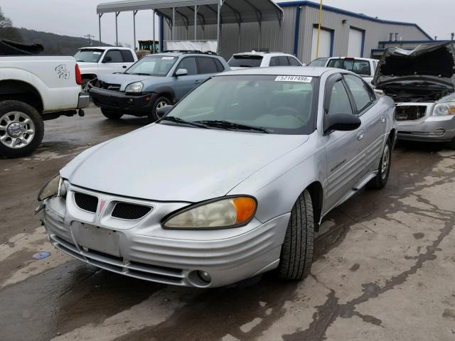 1G2NF52F42C150945 - 2002 PONTIAC GRAND AM S SILVER photo 2