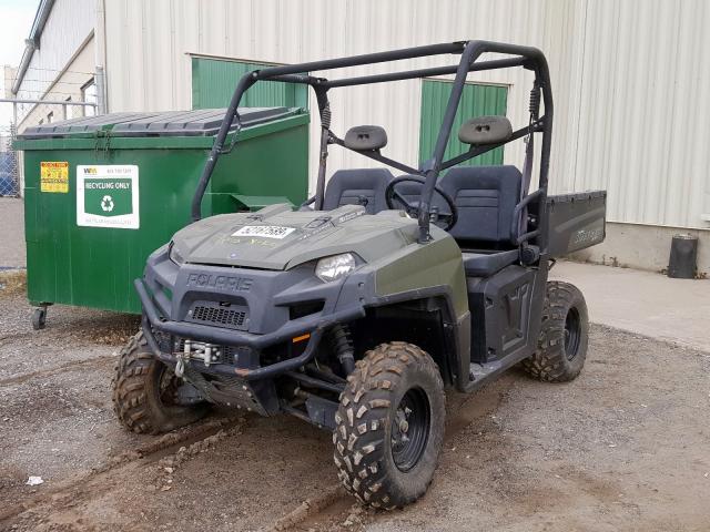 4XATH76A3C2249908 - 2012 POLARIS RANGER 800 GREEN photo 2