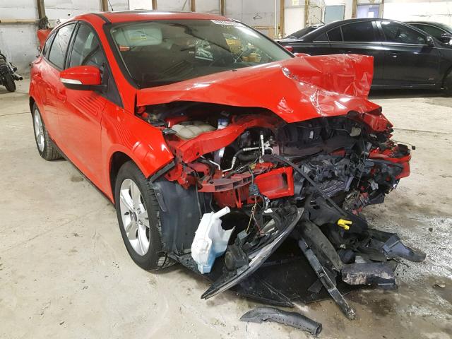 1FADP3K22EL272266 - 2014 FORD FOCUS SE RED photo 1