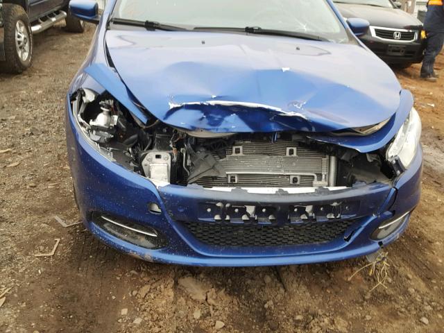 1C3CDFBA3DD342426 - 2013 DODGE DART SXT BLUE photo 9