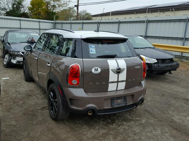 WMWZC5C54EWP36069 - 2014 MINI COOPER S C BROWN photo 3