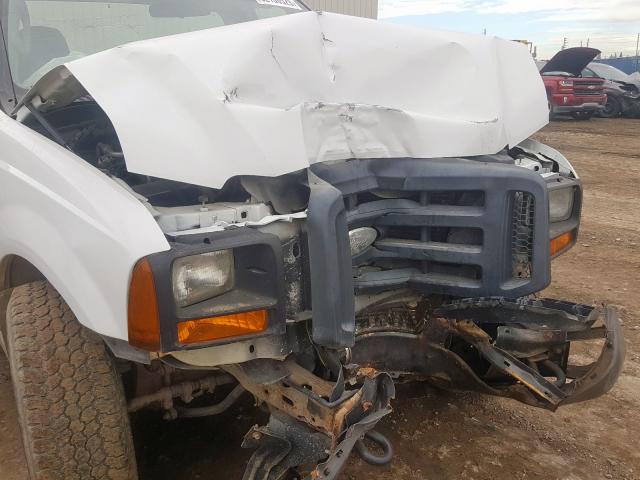 1FTSF30557EB51854 - 2007 FORD F350 SRW S WHITE photo 9