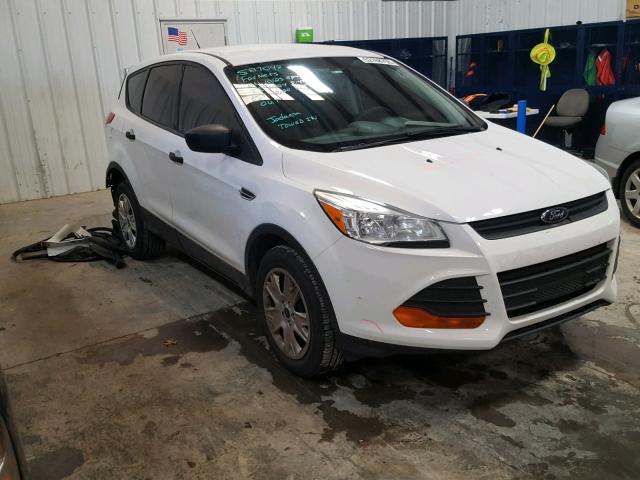 1FMCU0F7XDUC02831 - 2013 FORD ESCAPE S WHITE photo 1