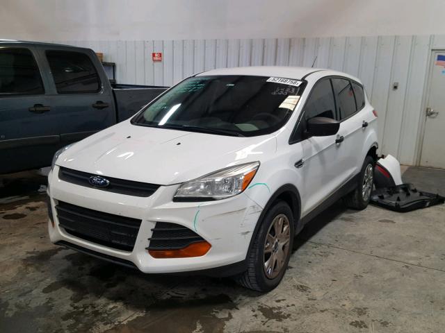 1FMCU0F7XDUC02831 - 2013 FORD ESCAPE S WHITE photo 2