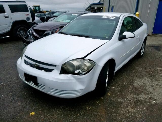 1G1AF1F55A7127131 - 2010 CHEVROLET COBALT 2LT WHITE photo 2