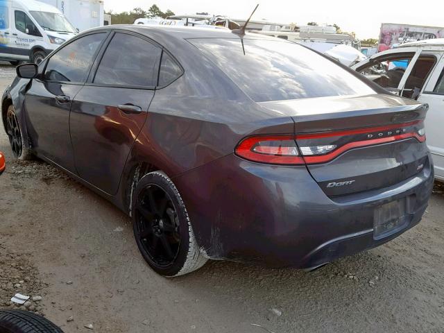 1C3CDFBB2ED906755 - 2014 DODGE DART SXT GRAY photo 3