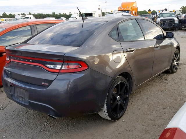 1C3CDFBB2ED906755 - 2014 DODGE DART SXT GRAY photo 4