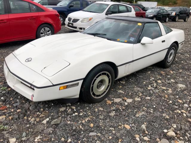 1G1AY0780E5104368 - 1984 CHEVROLET CORVETTE WHITE photo 2