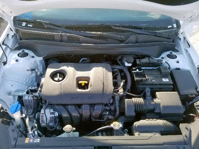 3KPF24AD2LE147476 - 2020 KIA FORTE FE WHITE photo 7