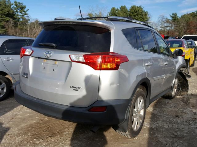 2T3DFREVXFW325817 - 2015 TOYOTA RAV4 LIMIT GRAY photo 4