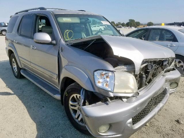 5TDZT38AX4S218138 - 2004 TOYOTA SEQUOIA LI GRAY photo 1