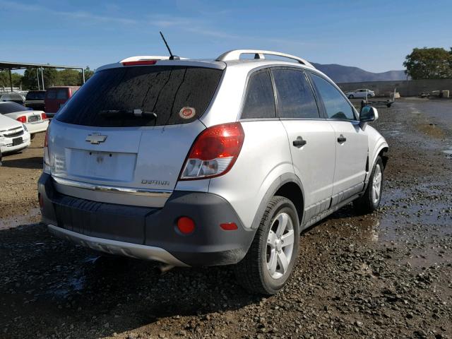 3GNAL2EK9CS572917 - 2012 CHEVROLET CAPTIVA SP SILVER photo 4