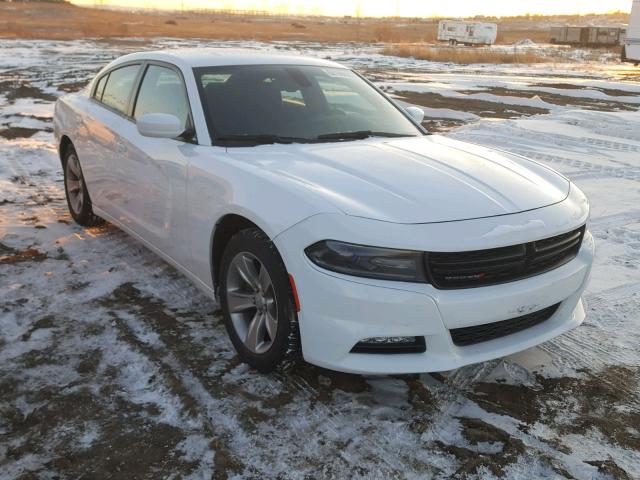 2C3CDXHG6JH166679 - 2018 DODGE CHARGER SX WHITE photo 1